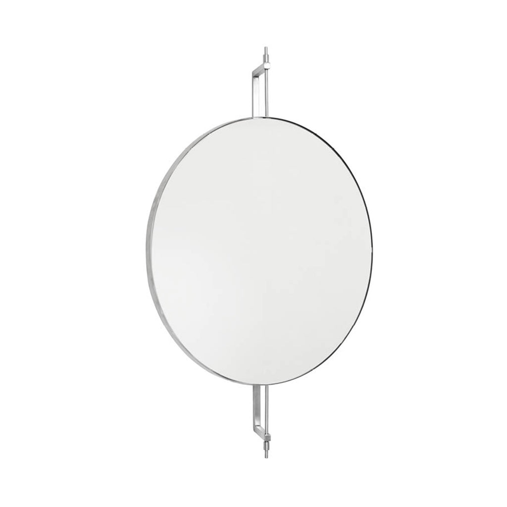 buy rotating mirror in stainless steel by Kristina Dam studio