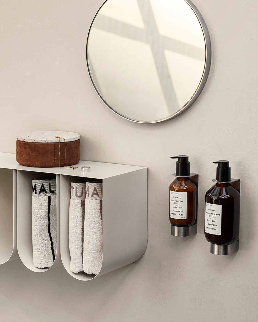 Dowel Bottle Display – Hand Lotion